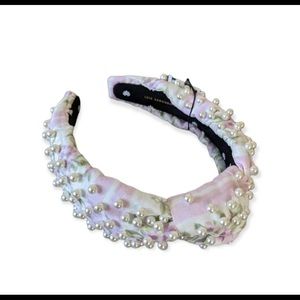 LoveShackFancy x Lele Pearl Knotted Headband